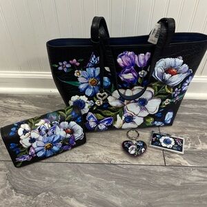 Brighton Lizette bag, matching wallet, key chain and card holder